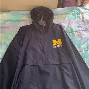 Michigan Wolverine Flint Windbreaker Jacket